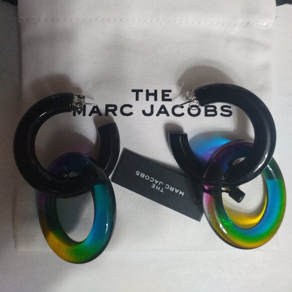 MARC JACOBS Dangle hoop Earrings - Picture 2 of 3